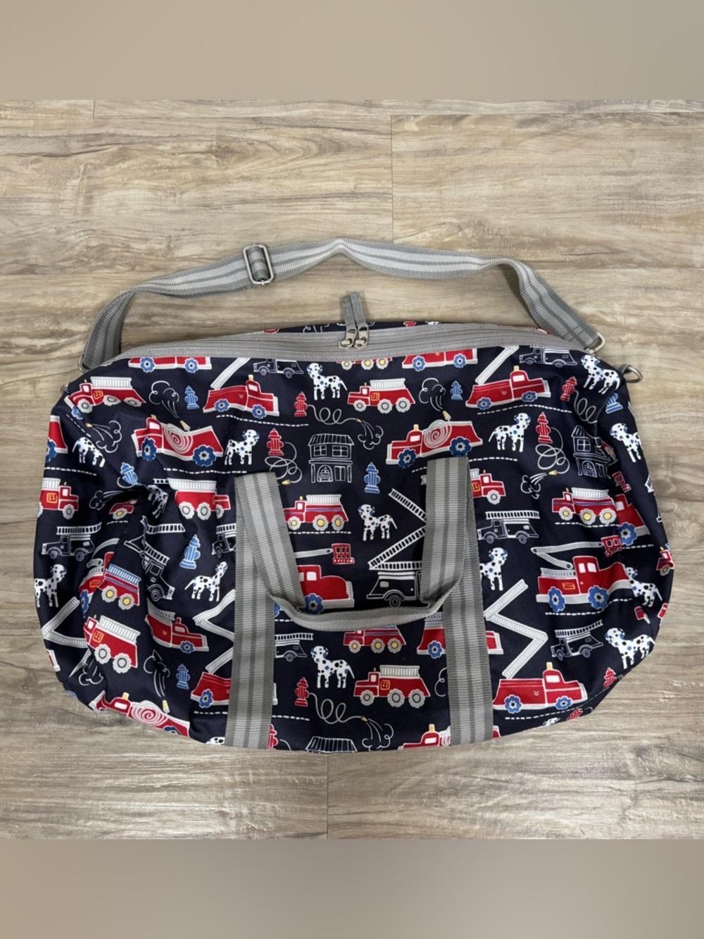 Pottery Barn Kids Fire Truck Duffel Bag - New, Never Used